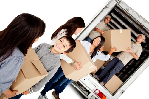 Secure document storage in Collierrow with organized archival boxes