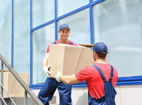 Large furniture items stored safely in Collierrow during home renovation