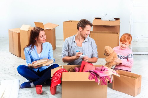 Household storage solutions in a Collierrow home