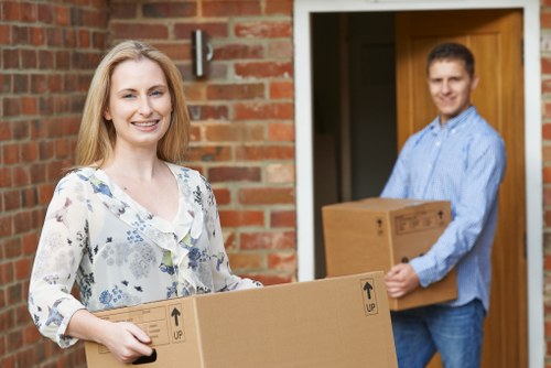 Careful furniture handling during removals in Collierrow