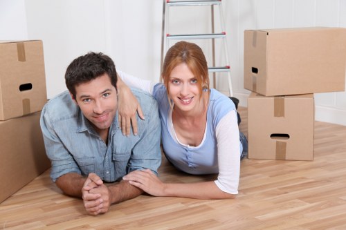 Prepared boxes and furniture for long-term storage in Collierrow