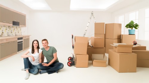 Professional movers handling a light relocation in Collierrow